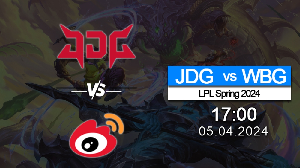 Soi kèo LMHT cặp đấu giữa JD Gaming đối đầu với Weibo Gaming, trận đấu thuộc giải đấu  LPL Spring 2024 - tuần thi đấu thứ 5.