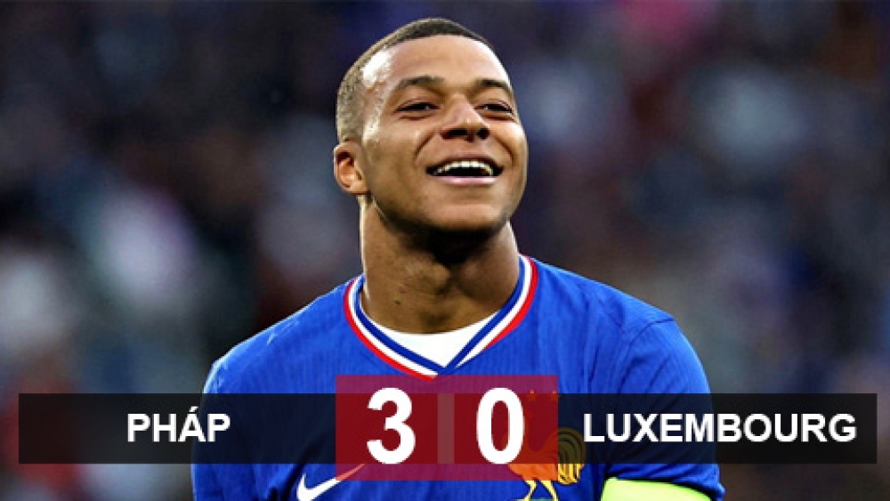 Pháp Thắng Đậm Luxembourg 3-0 Nhờ Mbappe Chói Sáng