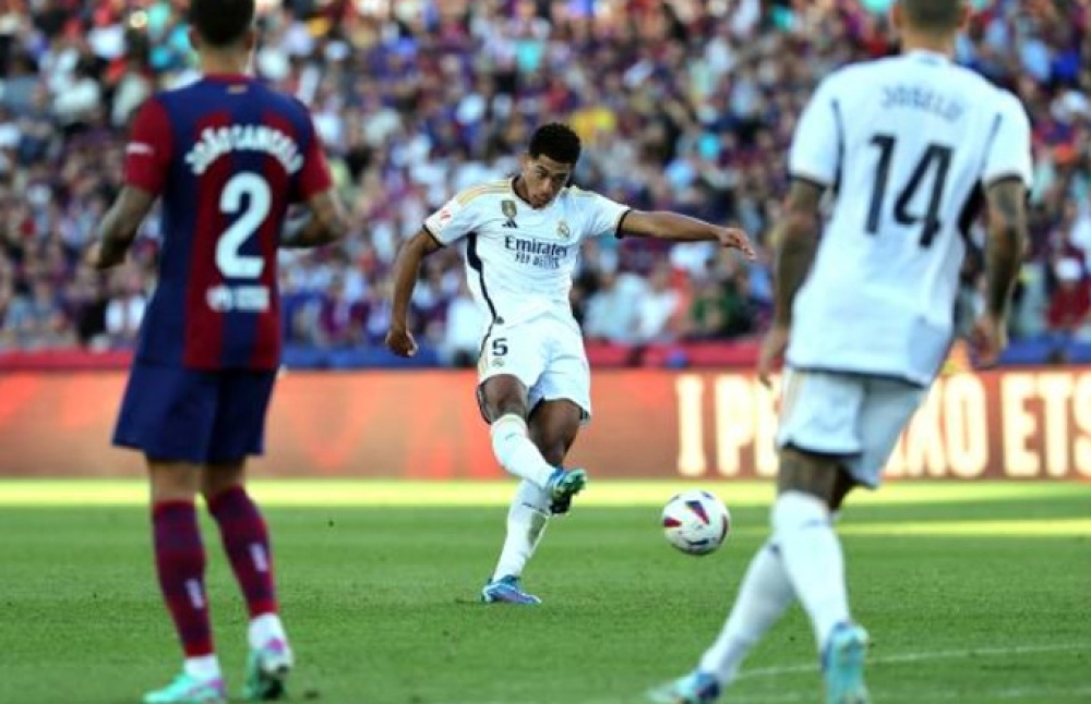 Kết quả Barca 1-2 Real Madrid: Ngả mũ trước Bellingham